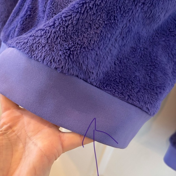 The North Face Purple Fuzzy Full-Zip Jacket Size XS - Picture 4 of 9